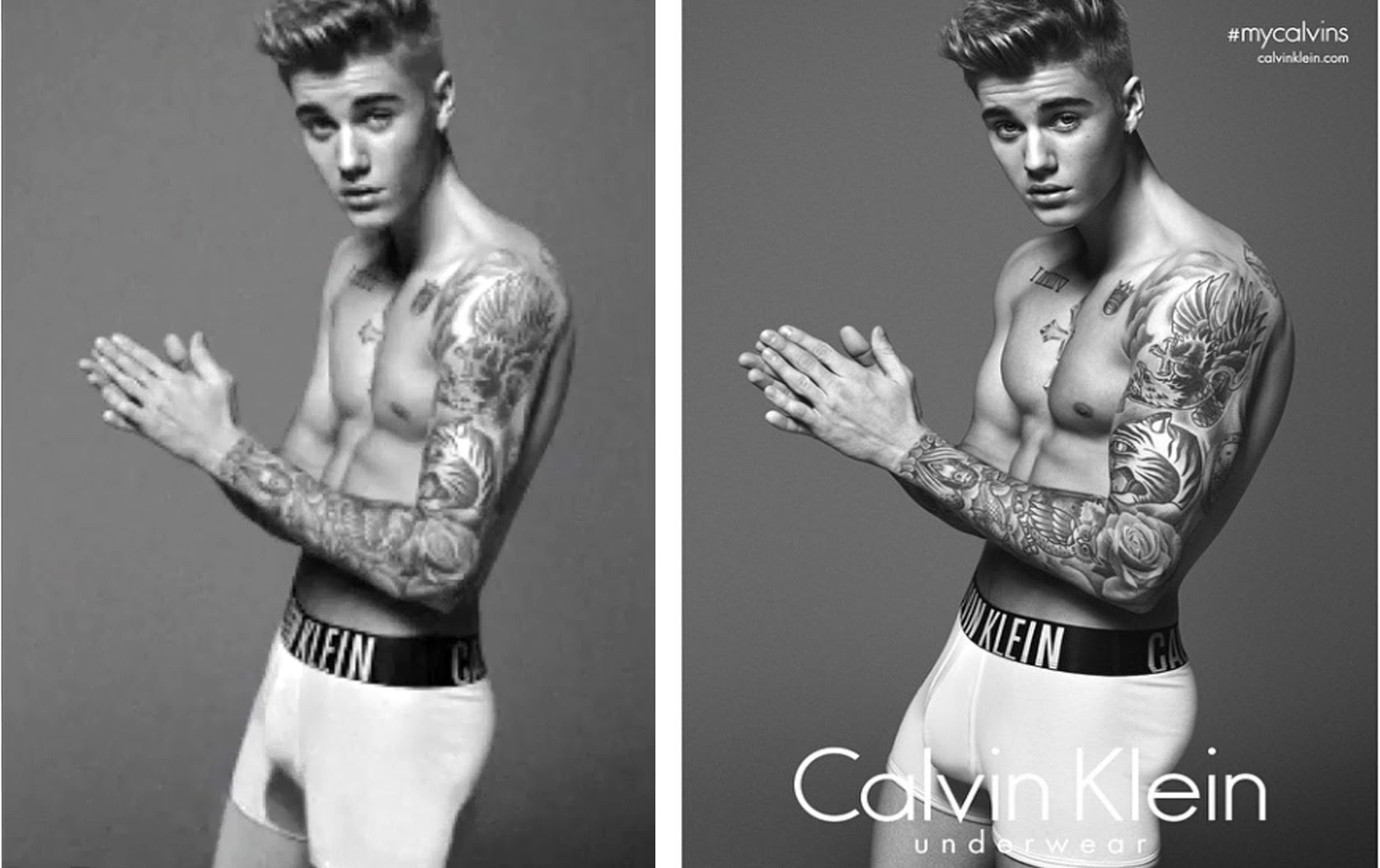 Justin bieber Calvin Klein spodni pradlo